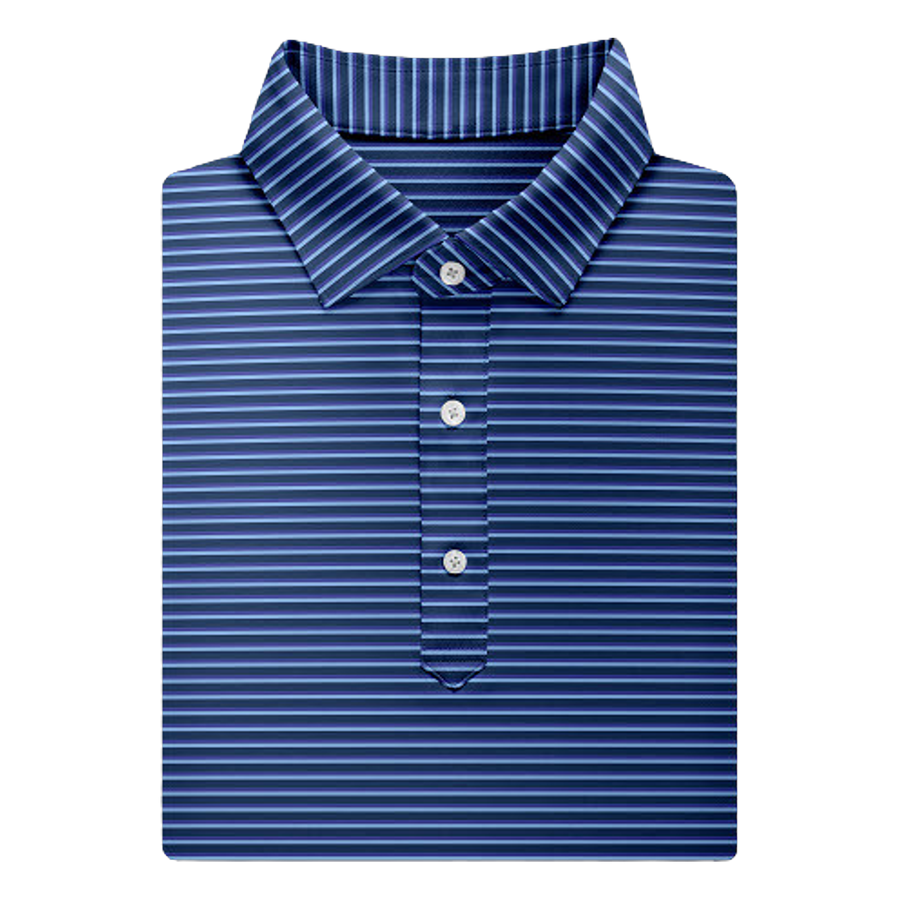 Clark Stripe Performance Polo